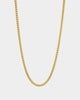 NXS 3mm Micro Cuban Chain Gold