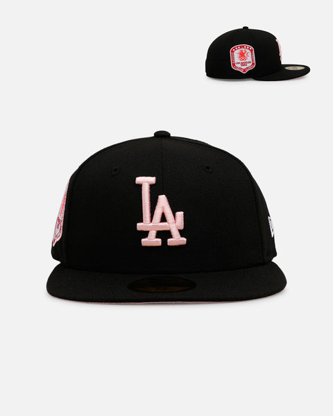 帽子 NEW ERA BLACK PINKLA DODGERS 9TWENTY New Era Los Angeles Dodgers 'Black And Pink' 59FIFTY Fitted Black