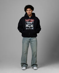 Loiter Always And Forever Zip Hoodie Black