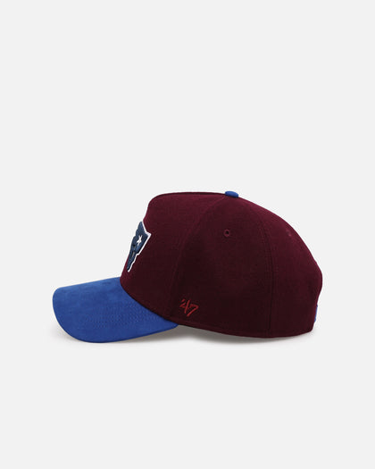 47 Brand New England Patriot 'Autumn Tones' Offside Strapback Maroon