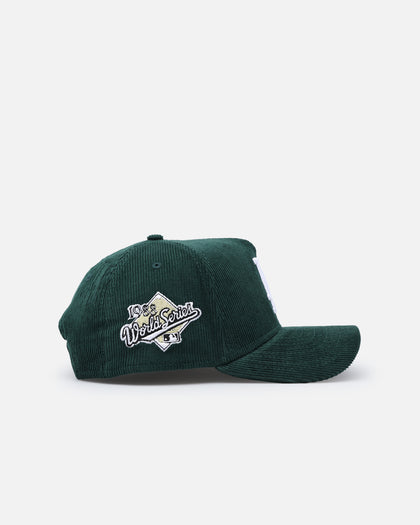 New Era Los Angeles Dodgers 'Dark Green Cord' 9FORTY A-Frame Corduroy Snapback Dark Green