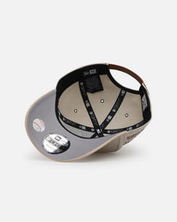 New Era Los Angeles Dodgers 'Cream Suede' 9FORTY A-Frame Strapback Stone/Oatmilk