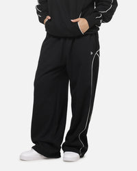 New Era Wide Leg Trackpants Black