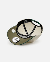 New Era Miami Dolphins 'Croc Skin 2.0' 9FORTY A-Frame Snapback Chrome/Dark Green