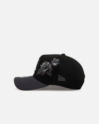 New Era Seattle Mariners 'Stealth Roses' 9FORTY A-Frame Snapback Black