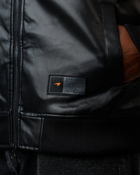 Mitchell & Ness X McLaren X Culture Kings Bomber Jacket Black