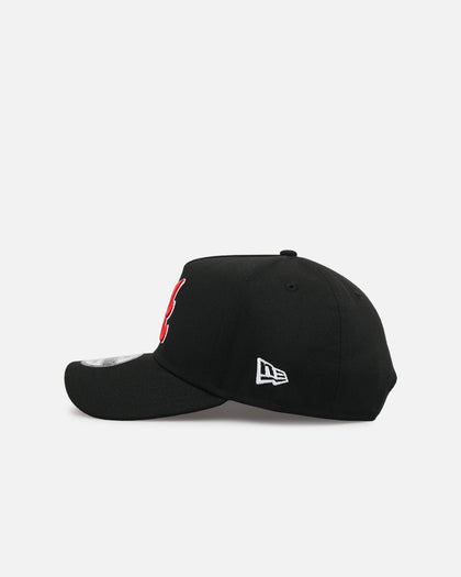 New Era Atlanta Braves 'Black And Team Color' 9FORTY A-Frame Snapback Black/Official Team Color