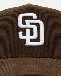 New Era San Diego Padres 'Cord Tones' 9FORTY A-Frame Snapback Walnut