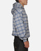 Carre Gridline Hoodie Blue-plaid