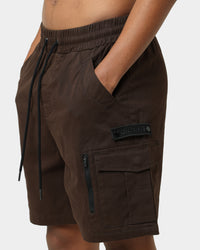 Carre Evolution Cargo Shorts Brown