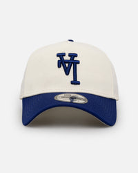 New Era Los Angeles Dodgers 'Upside Down LA Logo' 9FORTY A-Frame Snapback Chrome/Dark Royal