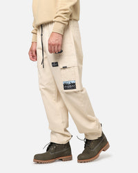 Carre Patchwork Cargo Jogger Cream