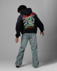 Loiter Inferno Zip Hoodie Vintage Black