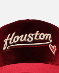 New Era Houston Astros 'Velvet Hearts' 9FORTY A-Frame Snapback Red
