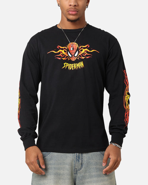 73Studio Marvel Spider-Man Y2K Spidey Long Sleeve T-Shirt Black