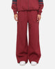 Carre Varsity Track Pants Burgundy