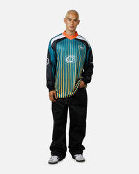 Carre All Star Football Long Sleeve T-Shirt Multi/Green