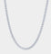 Saint Morta 3mm Micro Cuban Chain White Gold