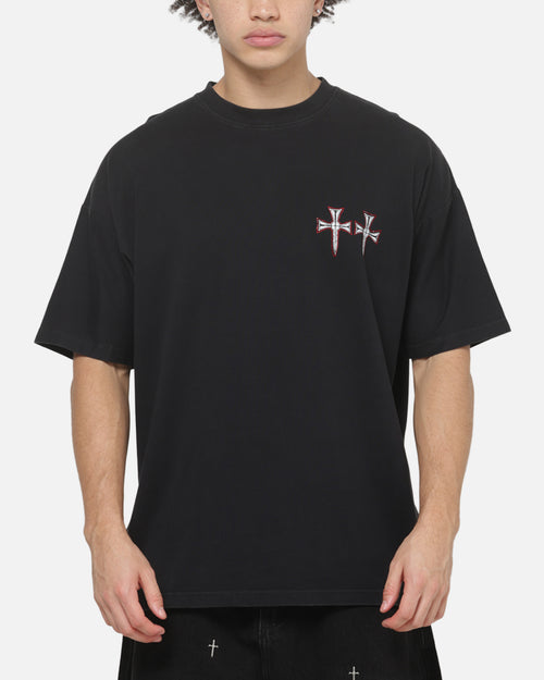 Saint Morta Liberty Boxy T-Shirt Vintage Black