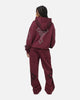 Ed Hardy Trinity Rhinestone Zip Hoodie Plum