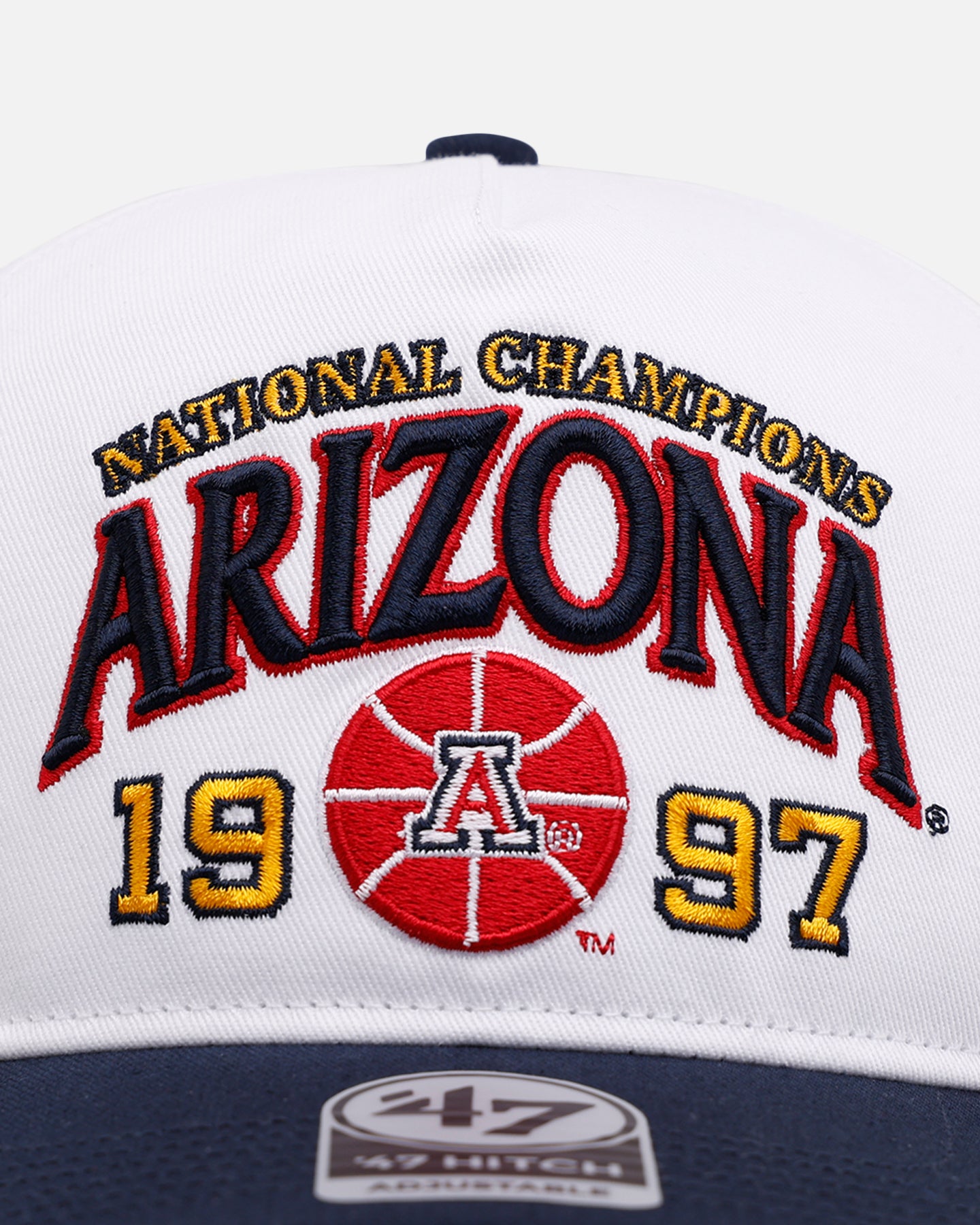 47 Brand Arizona 1997 'March Madness' Hitch Snapback White/Navy