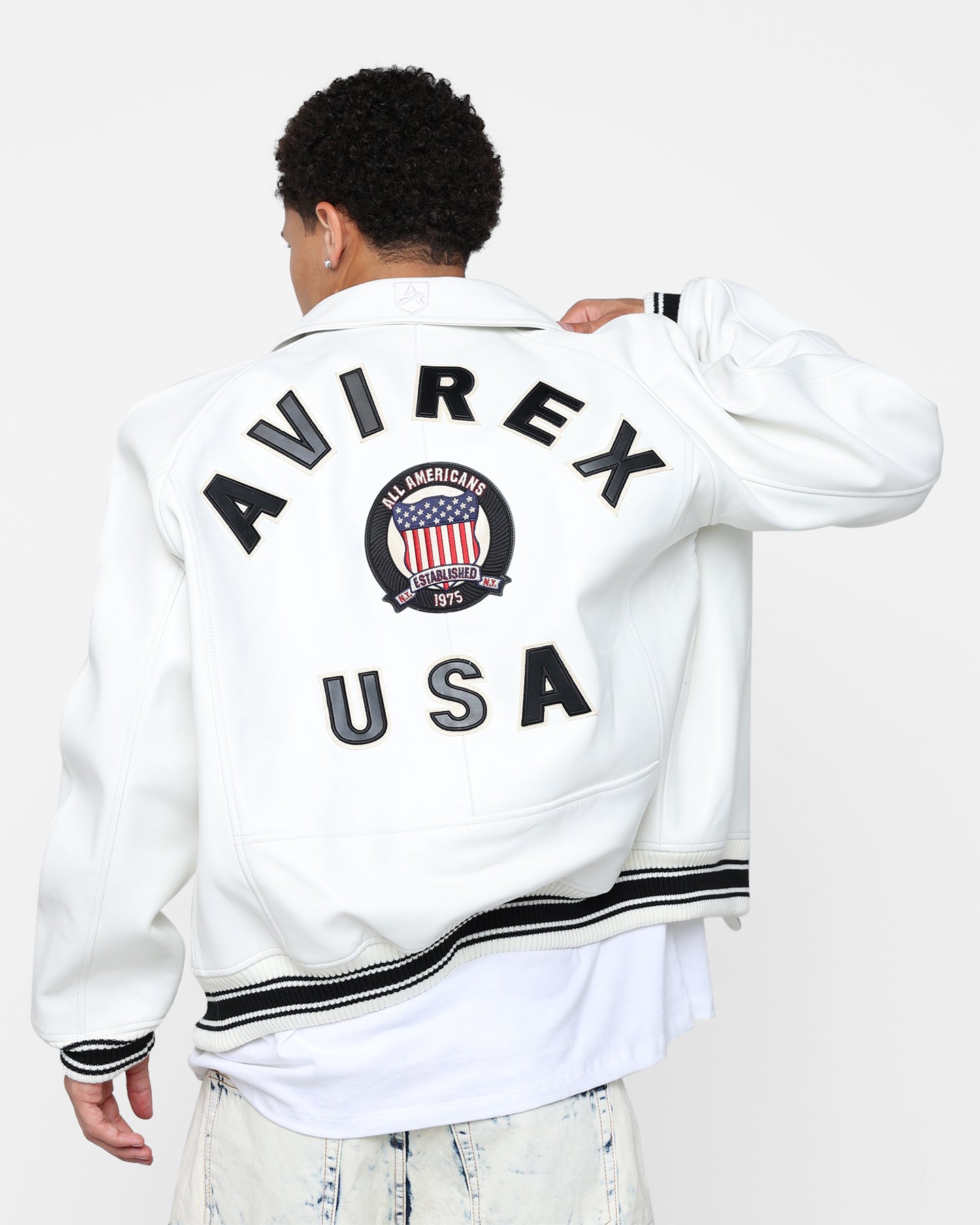 Avirex Icon Jacket Snow White | Culture Kings US