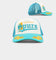Pro Standard San Antonio Spurs Visor Elite Trucker Eggshell/Teal