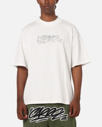 Carre Cross Stitch T-Shirt Off White