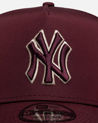 New Era New York Yankees "Prolite" 9Forty A-Frame Snapback Maroon