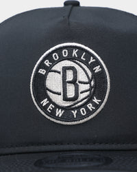 New Era Brooklyn Nets 'Black Stone' Prolight Golfer Trucker Snapback Black/Stone