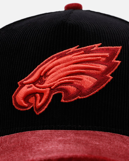 New Era Philadelphia Eagles 'Velvet Cord Certified Lover' 9FORTY A-Frame Premium Corduroy Snapback Black