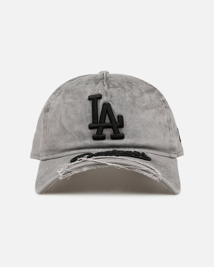 New Era Los Angeles Dodgers 'Cutoff Visor' 9FORTY Snapback Washed Black