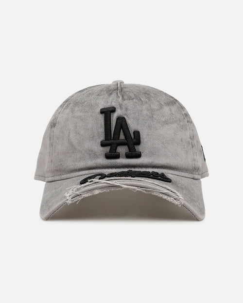 New Era Los Angeles Dodgers 'Cutoff Visor' 9FORTY Snapback Washed Black