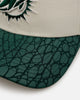 New Era Miami Dolphins 'Croc Skin 2.0' 9FORTY A-Frame Snapback Chrome/Dark Green