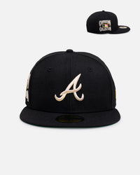 New Era Atlanta Braves 'Wool' 59FIFTY Fitted Black