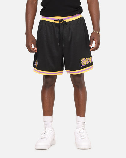 Mitchell & Ness Los Angeles Lakers Gothic Shorts Black