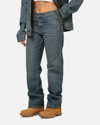 Dickies Thomasville Straight Leg Jeans Khaki Tinted Blue