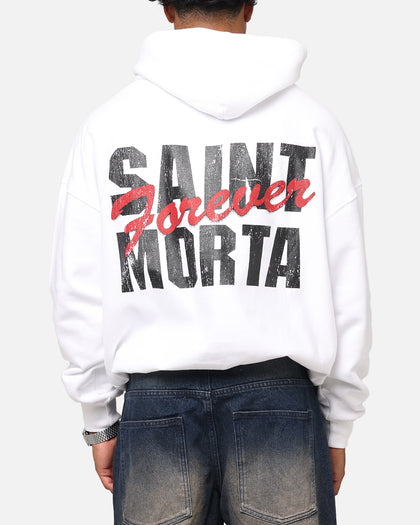 Saint Morta Forever Boxy Hoodie White