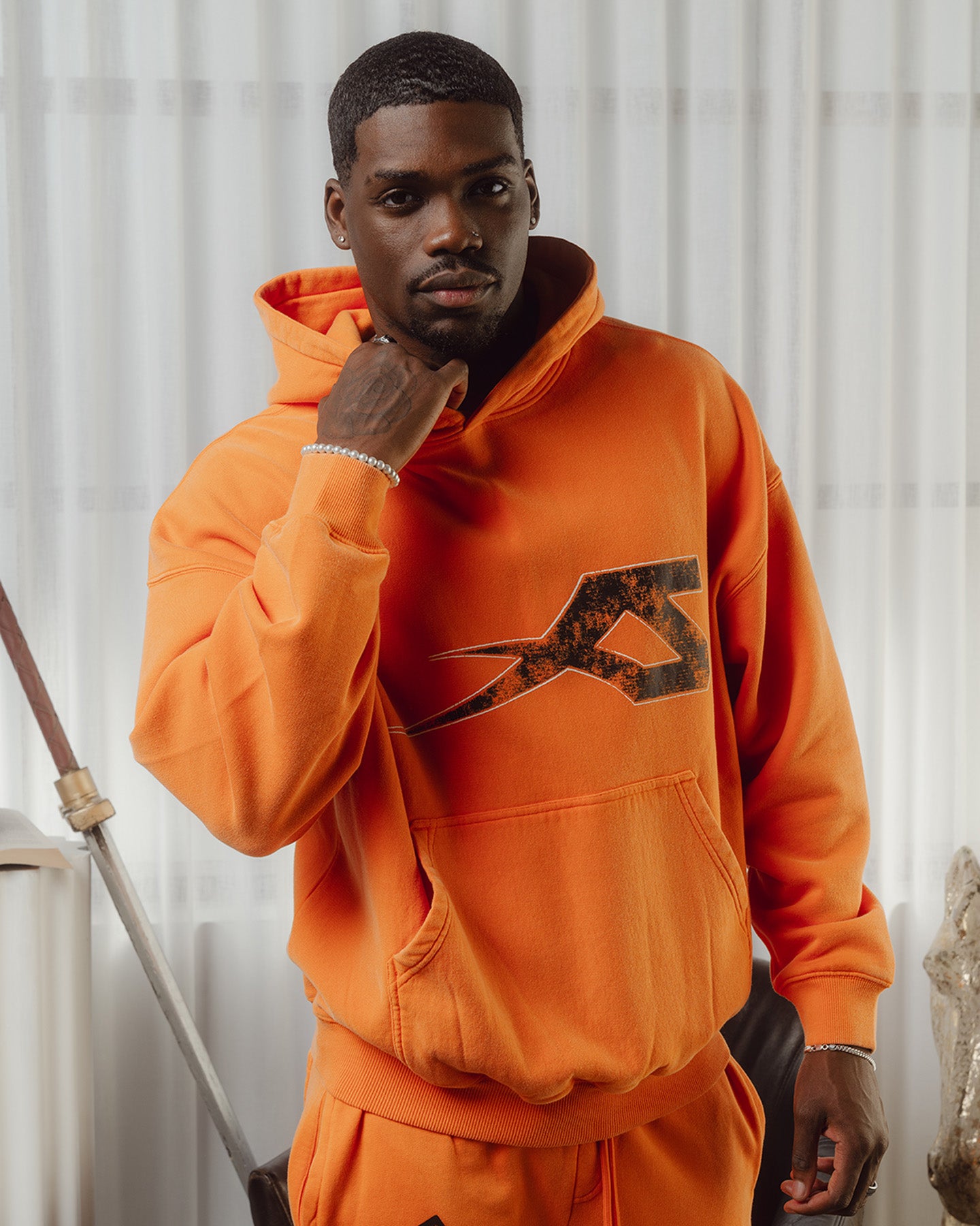 SAINT××××××オレンジ　パーカー。 Saint Morta SSIX Vintage Hoodie Orange | Culture Kings US