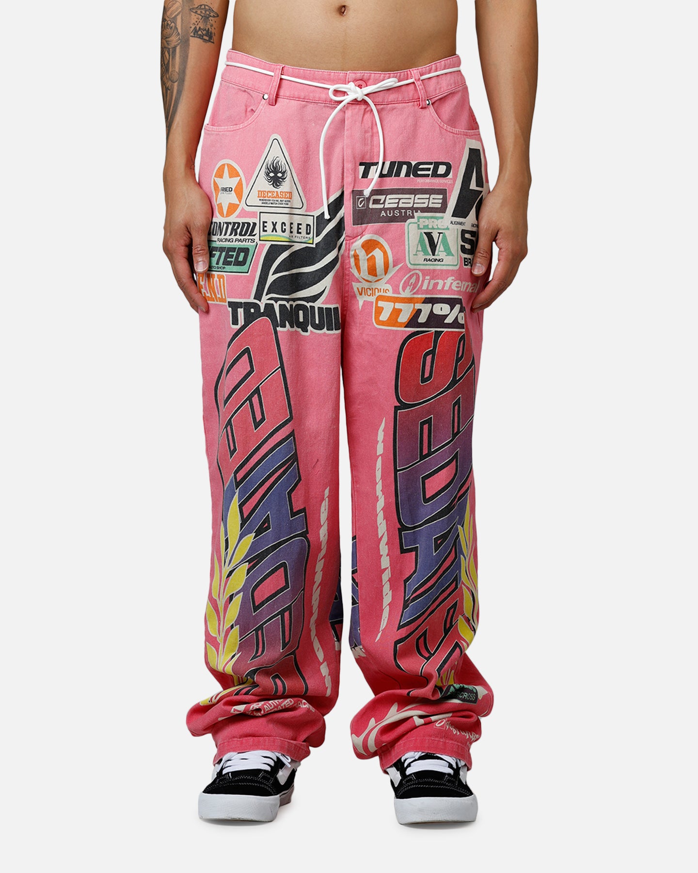 MNML Ultra Baggy Sedated MX Pant Pink | Culture Kings US