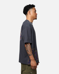 New Era Los Angeles Lakers Oversized T-Shirt Black