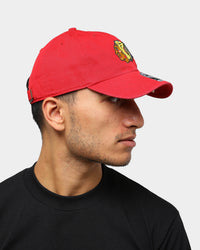 47 Brand Chicago Blackhawks Clean Up Strapback Red