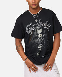 Goat Crew X Lord Of The Rings Gandalf Fire T-Shirt Black