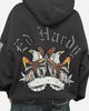 Ed Hardy Chrome Hoodie Washed Black