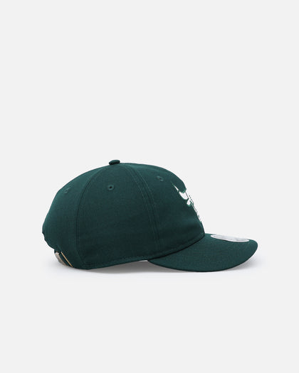 New Era Chicago Bulls 'Retro Crown Classic' 9FIFTY Retro Crown Strapback Dark Green
