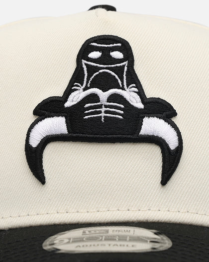 New Era Chicago Bulls 'Chrome Black Upside Down Logo' 9FORTY A-Frame Snapback Chrome/Black