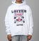Loiter Horse Power Hoodie White