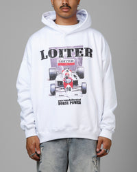Loiter Horse Power Hoodie White