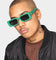 NUQE Fragment Sunglasses Green