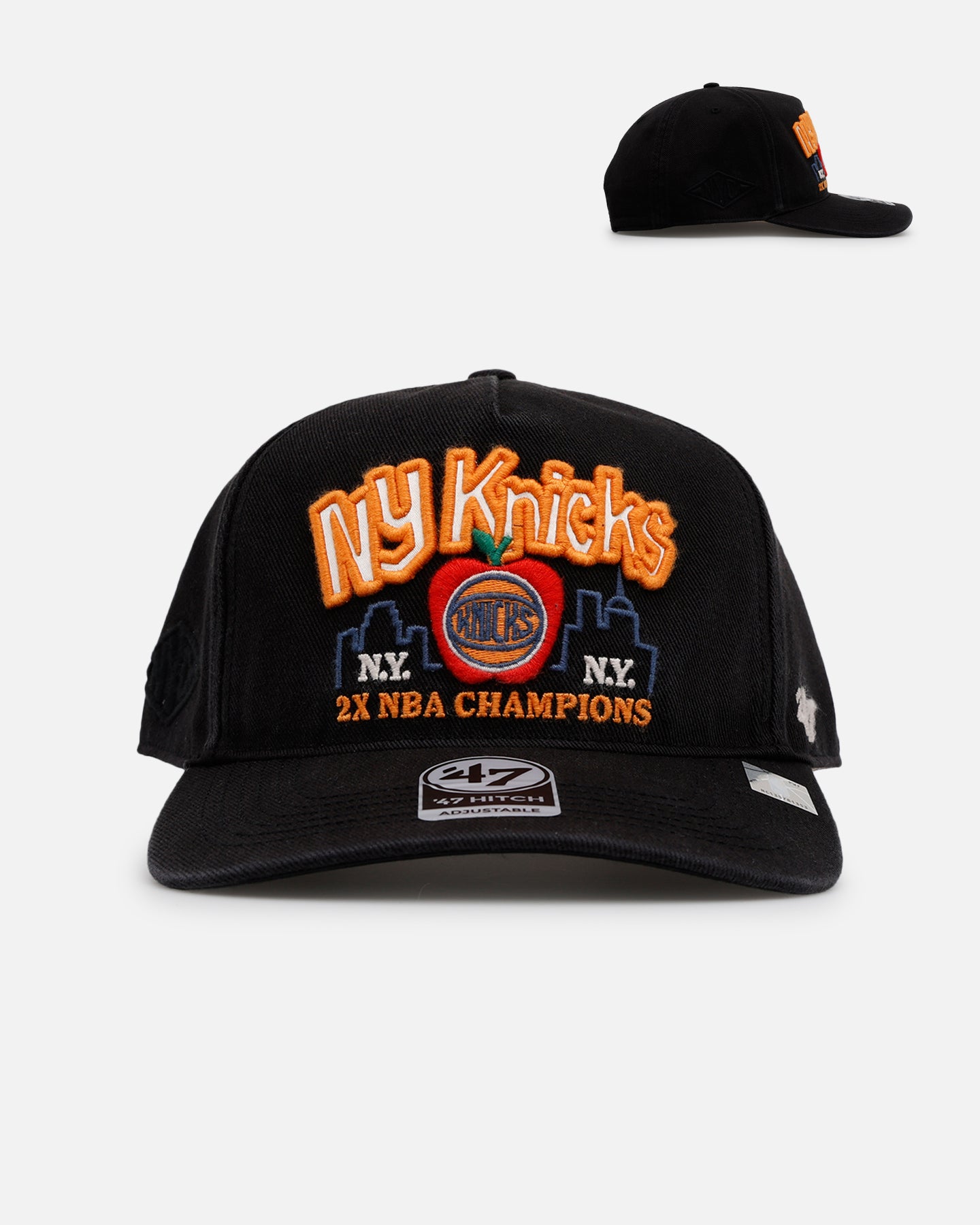  x NBA ✨希少激レア品✨ NEW YORK KNICKS 47 Brand New York Knicks 'NBA Trophy Case' Premium Hitch Snapback